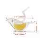 Ergonomic lemon squeezer